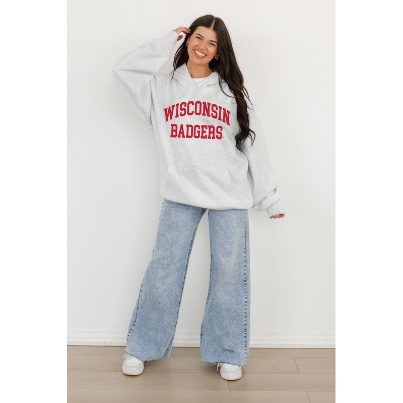 WISCONSIN BADGERS All-Star Style Oversized Hoodie By Madi Prewett Troutt