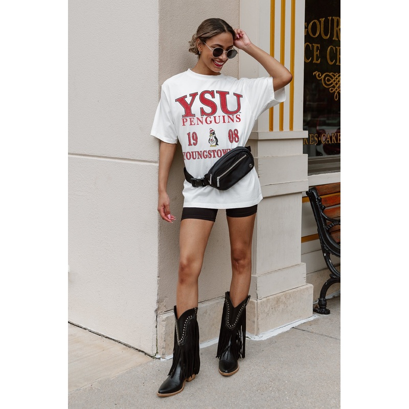 YOUNGSTOWN STATE PENGUINS Unity Oversized Tee