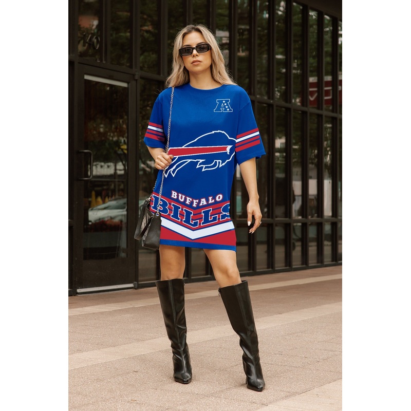 BUFFALO BILLS PERFECT SCORE RETRO T-SHIRT DRESS