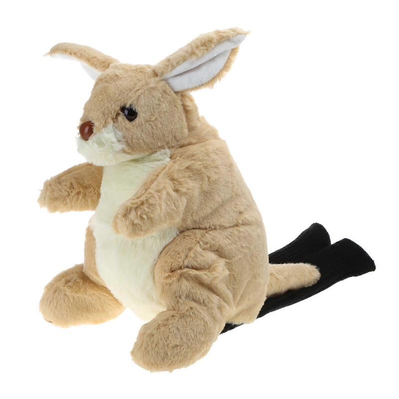 Golf Club Protective Cover Durable Wear Resistant Cute Kangaroo Club Protector Polyester Golf Club Headcover Dustproof