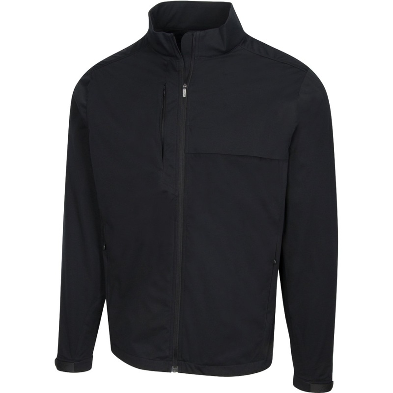 Greg Norman Weatherknit Waterproof Full-Zip Golf Rain Jacket