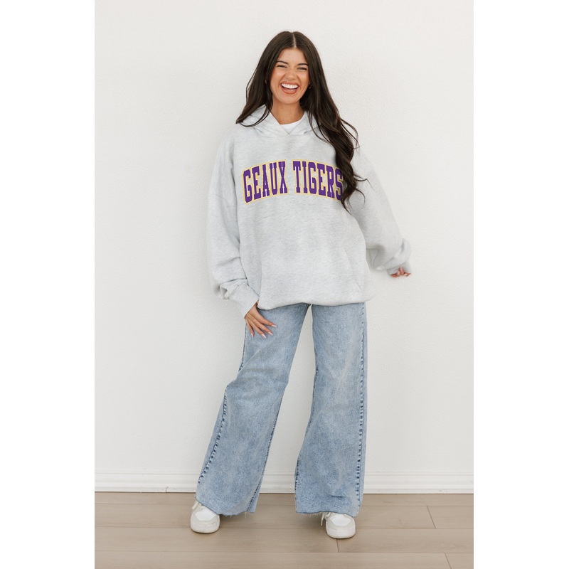 LSU TIGERS Winning Look Oversized Hoodie By Madi Prewett Troutt