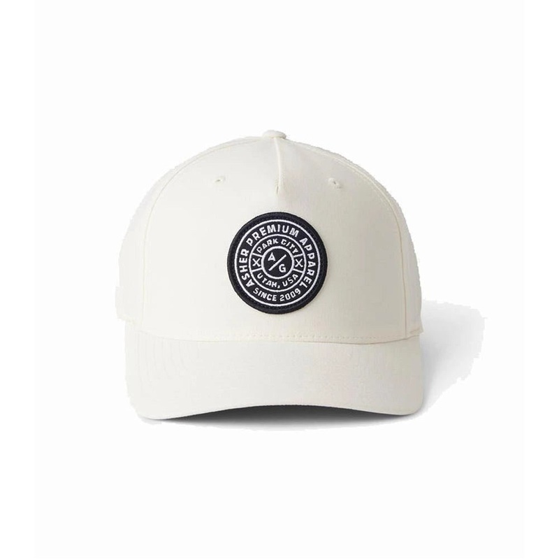 Asher Badge Golf Hat|Bone