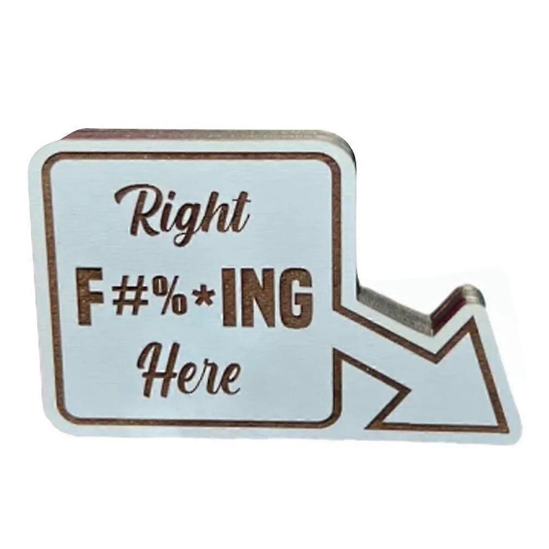 Funny 8 Ball Pocket Marker,Humor Novelty Wooden Golf Ball Marker with Funny Word