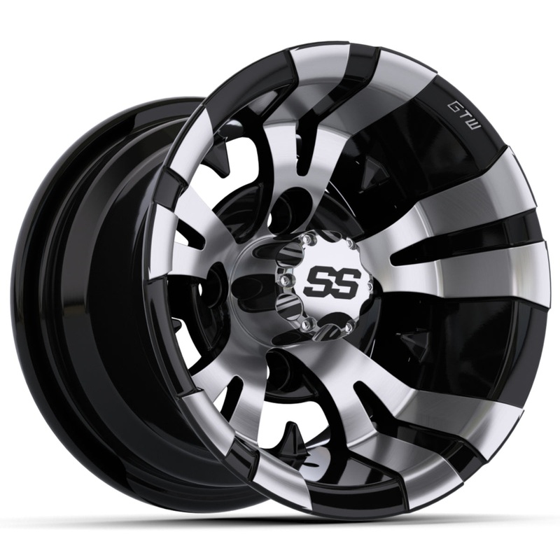 GTW Vampire 10×7 Machined & Black Wheel (3:4 Offset) PN# 19-162
