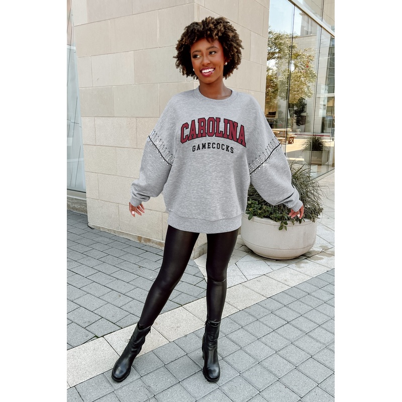 SOUTH CAROLINA GAMECOCKS Competitive Edge Jewel-Trim Pullover