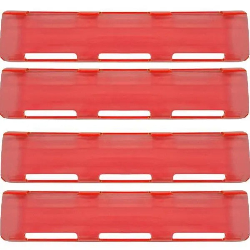 40 Red Single Row LED Light Bar Cover Pack PN# 02-066