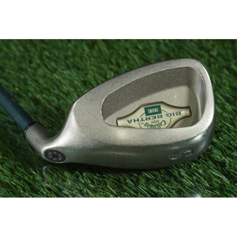 CALLAWAY BIG BERTHA IRONS SAND WEDGE S GRAPHITE LADIES GEMS WOMEN’S FLEX RH
