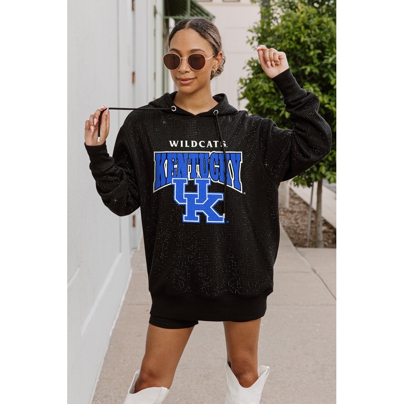 KENTUCKY WILDCATS Sideline Shimmer Micro-Rhinestone Sweatshirt