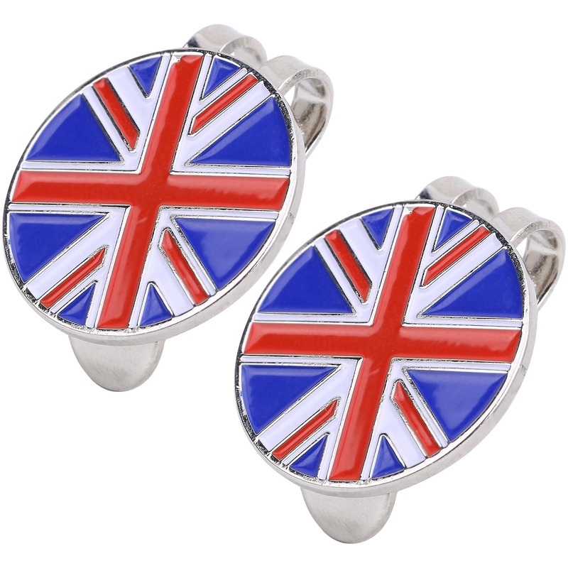 2pcs Magnet Golf Hat Clip Magnetic Aluminum Alloy Ball Outdoor Golf Marker Supplies Accessories