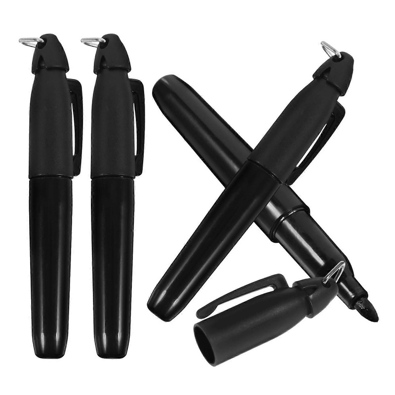 Golf Marker Pen Set  4Piece Plastic Markers, Golf Course Alignment Tool, Lightweight and Reusable