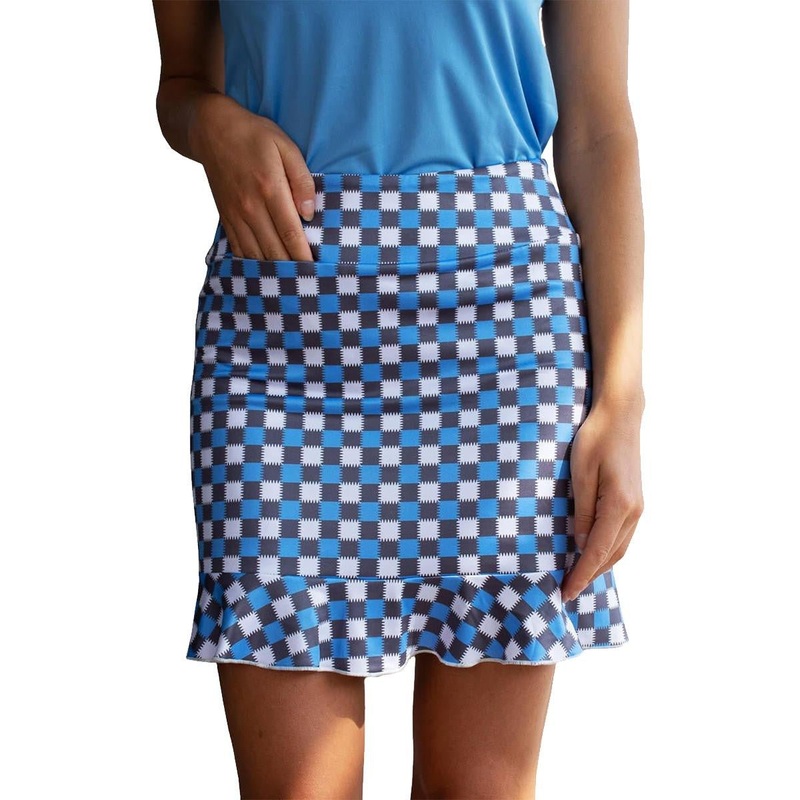 Golftini Women’s The Secret Pull-On Ruffle Tech Skort