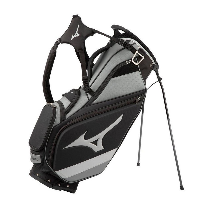 Mizuno Tour 6-Way Stand Bag|Staff|Black Charcoal