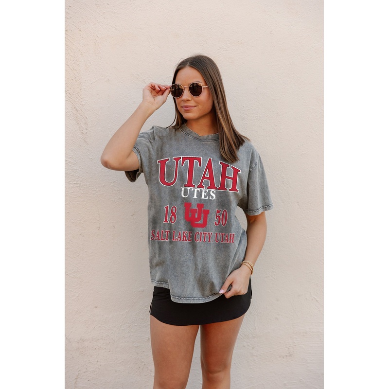 UTAH UTES Dynasty Oversized Crewneck Tee