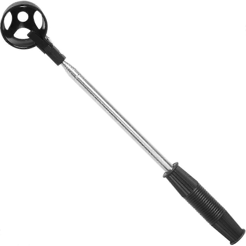 Golf Ball Retriever 7ft Telescopic Stainless Steel with Auto Lock Scoop & Putter Grabber