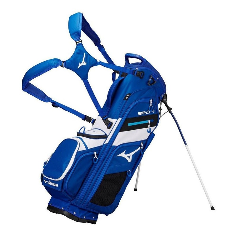 Mizuno BR-D4 14-Way Stand Bag|Navy Steel Blue|Navy Red|Staff|Black Charcoal|Steel Blue Black|Black Grey|Grey Charcoal