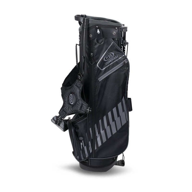 US Kids UL60-s Stand Bag|Grey Maroon|Black Grey