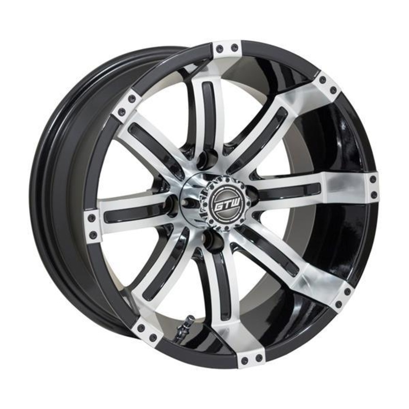 14 GTW Tempest Black with Machined Accents Wheel (3:4 Offset) PN# 19-142