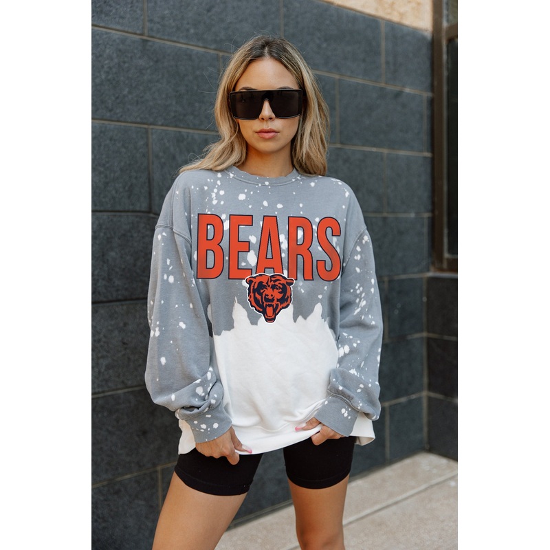 CHICAGO BEARS CASUAL FAN LONG-SLEEVE FRENCH TERRY PULLOVER