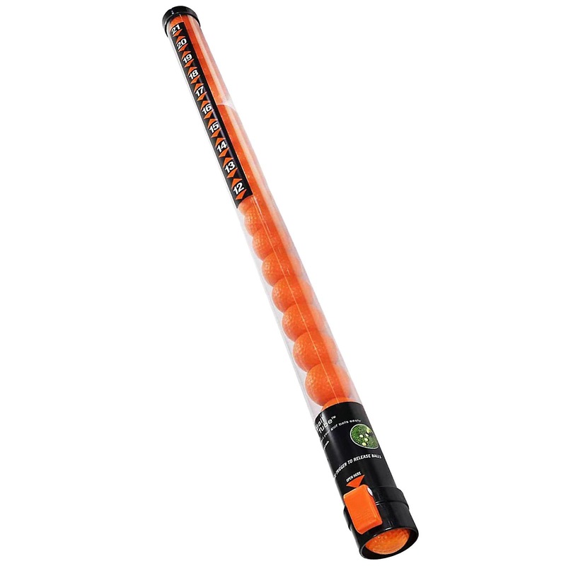 Golf Ball Pick up Tube Golf Ball Picker Tube Collector Long 91.5cm with PU Balls Golf Ball Retriever for Driving Range