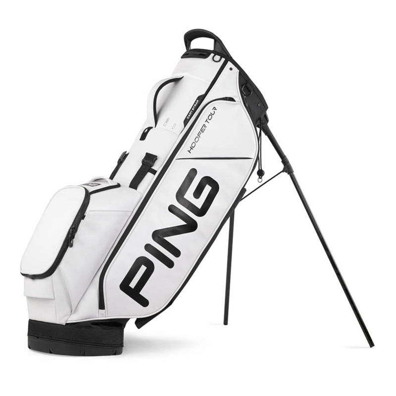 Ping Hoofer Tour Stand Bag|White/Black