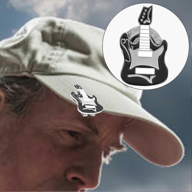 Professional Alloy Magnetic Golf Cap Hat Visor Clip Ball Aiming Marker Electronic Guitar Design