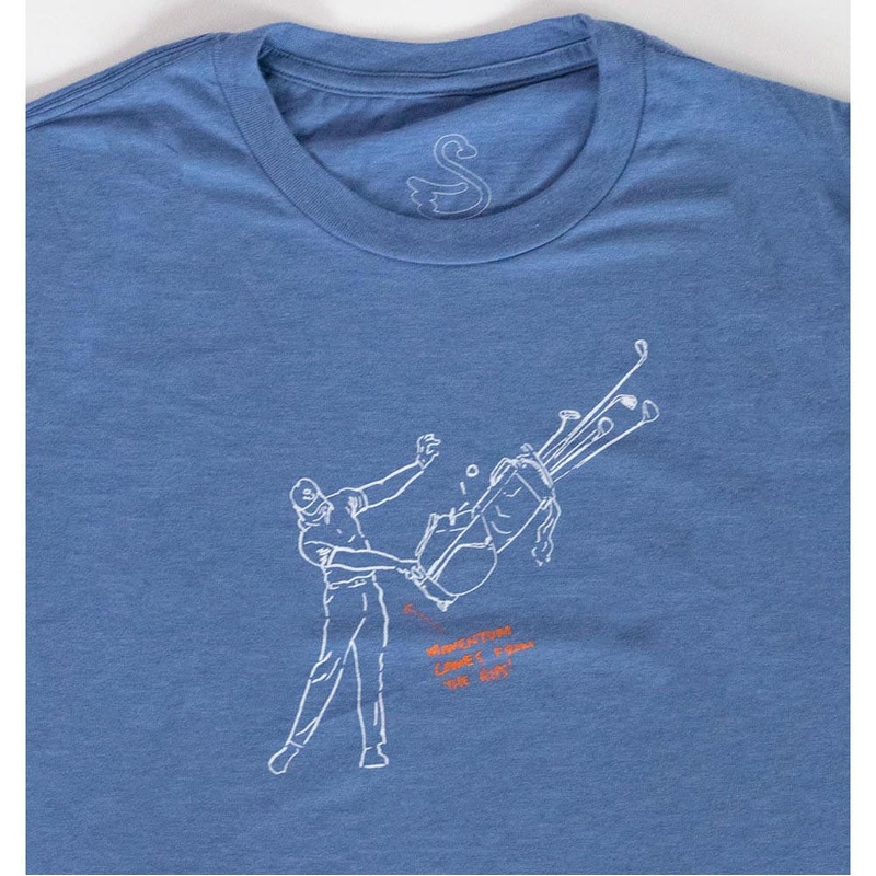 Swannies Bag Toss Tee|Blue|Light Blue|Small|Medium|Large|X-Large|XX-Large