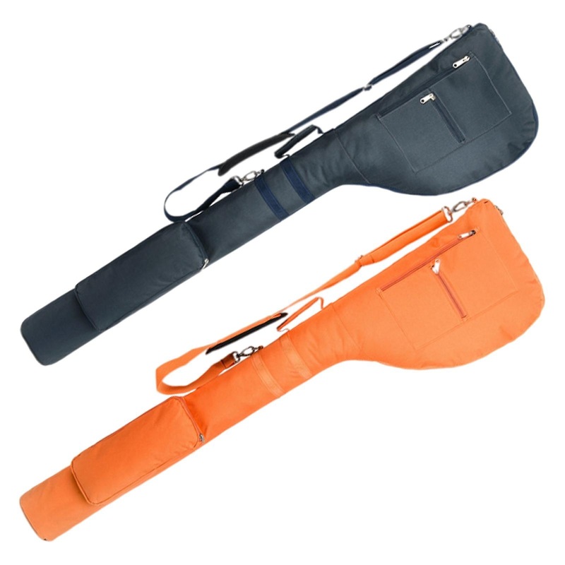 2x Golf Carry Caddy Case Gun Bag Clubs Carry Travel Training Bag Lightweight