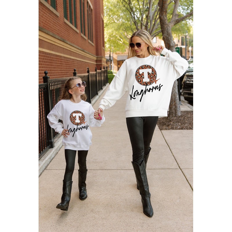 TEXAS LONGHORNS WILD BREAKTHROUGH YOUTH PREMIUM FLEECE SWEATSHIRT