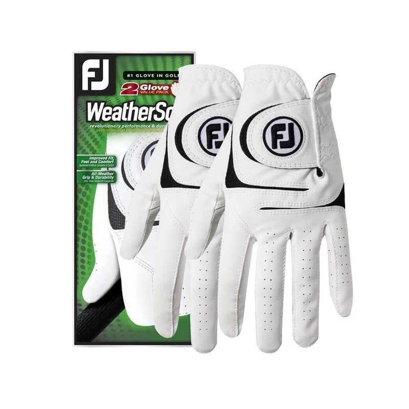 FootJoy Men’s WeatherSof Glove – 2 Pack – Prior Generation