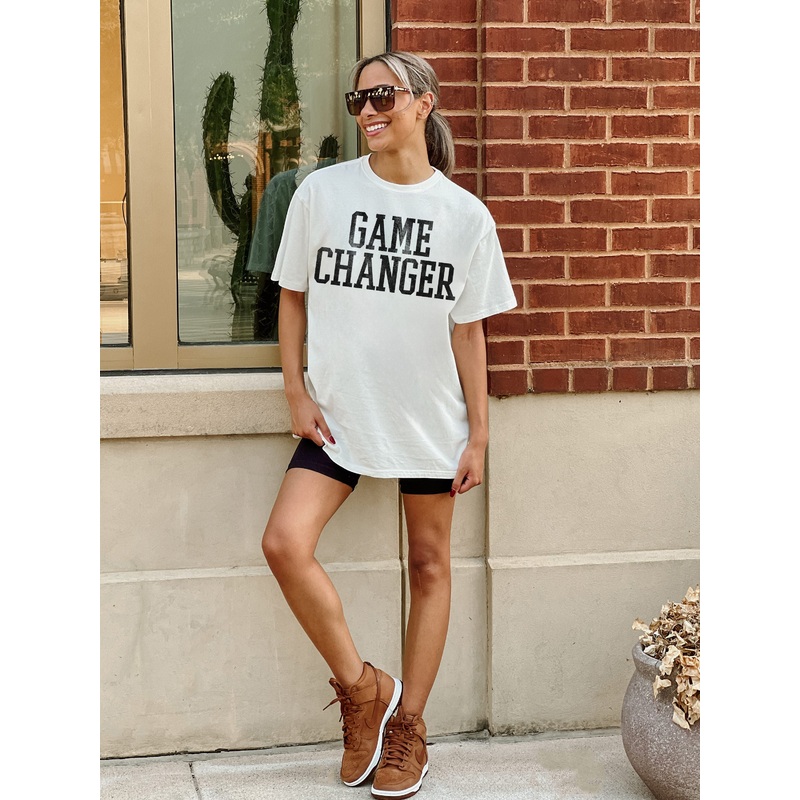 GAME CHANGER OVERSIZED CREWNECK TEE