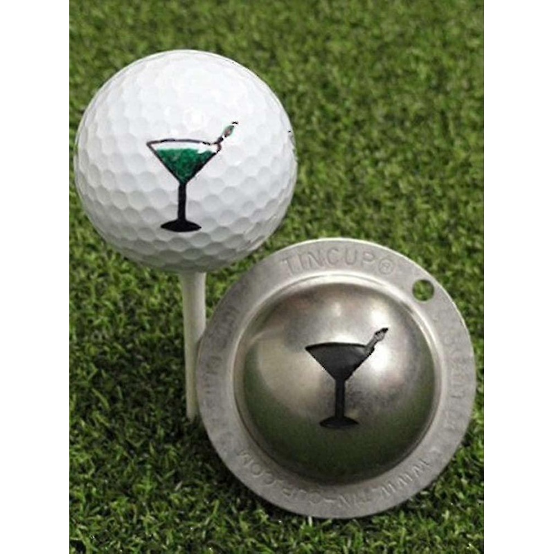 Tin Cup Golf Ball Custom Marker Alignment Tool Martini