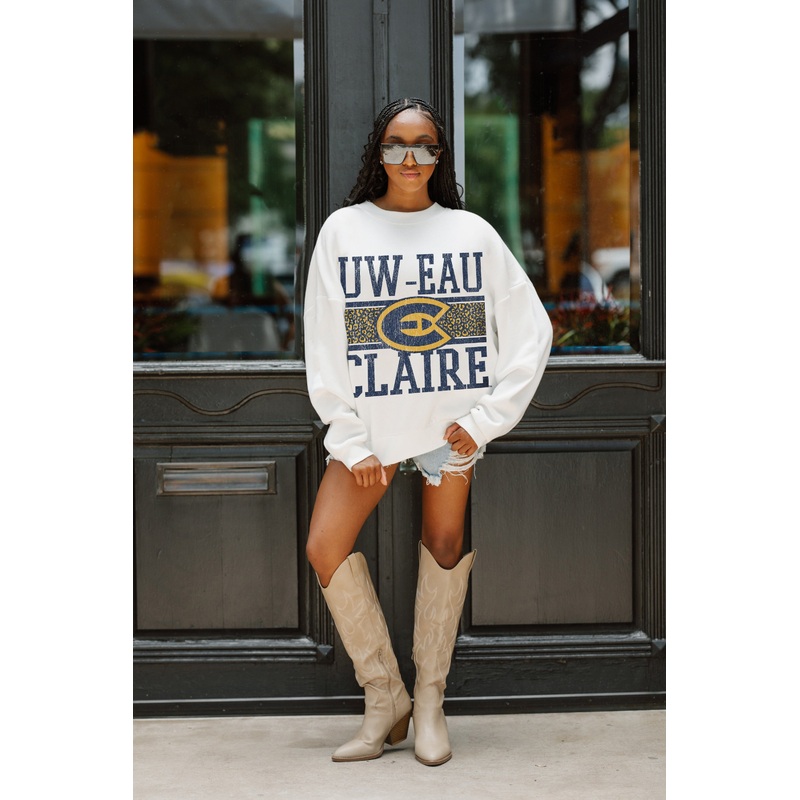 WISCONSIN-EAU CLAIRE BLUGOLDS Fair Catch Crewneck Pullover