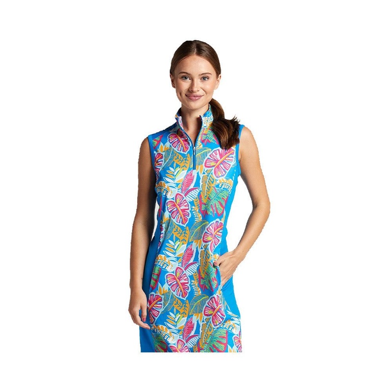 Bermuda Sands Women’s Flora Sleeveless Sublimated Dress