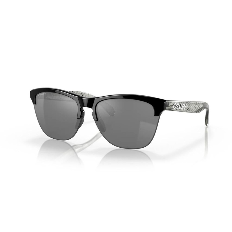 Oakley Frogskins Lite High Resolution Collection Sunglasses – Polished Black/Prizm Black