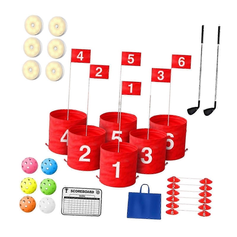 Practice golf balls set for lawn beginners