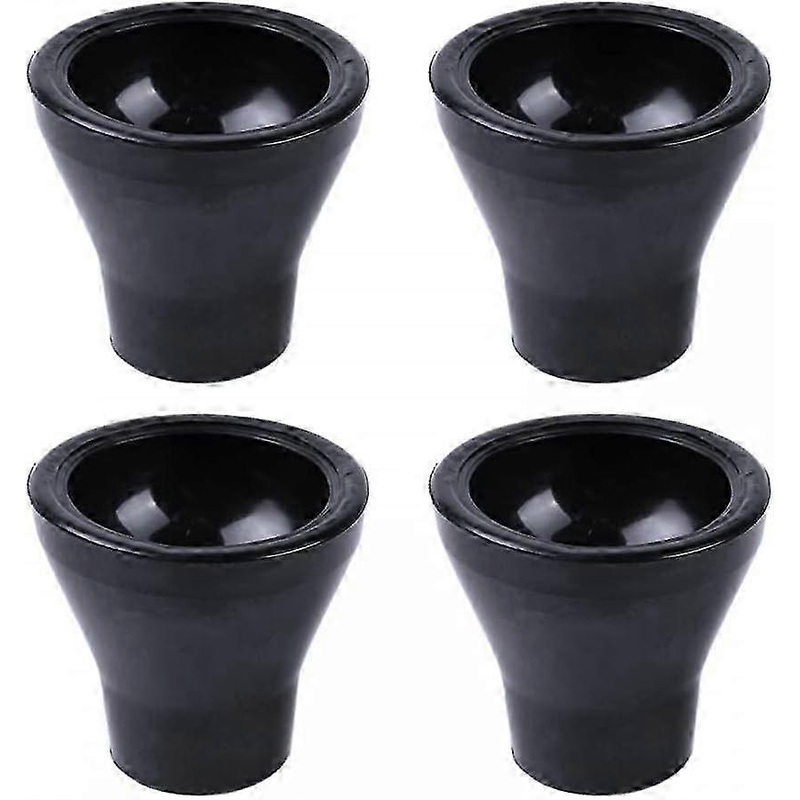 4pcs Black Rubber Golf Ball Suction Cups for Golf Grips, Golf Ball Suction Cups