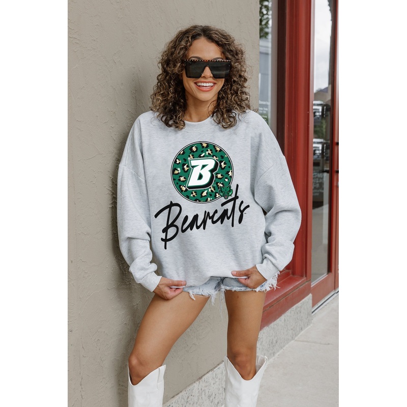 BINGHAMTON BEARCATS Going Wild Fleece Drop-Shoulder Pullover