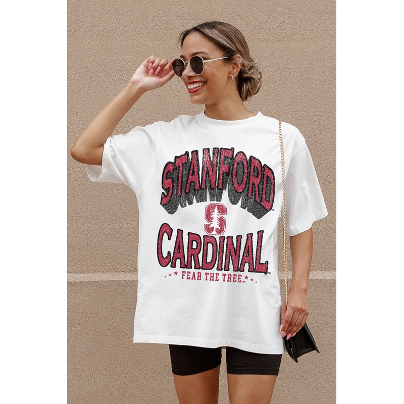 STANFORD CARDINAL Shakedown Oversized Crewneck Tee
