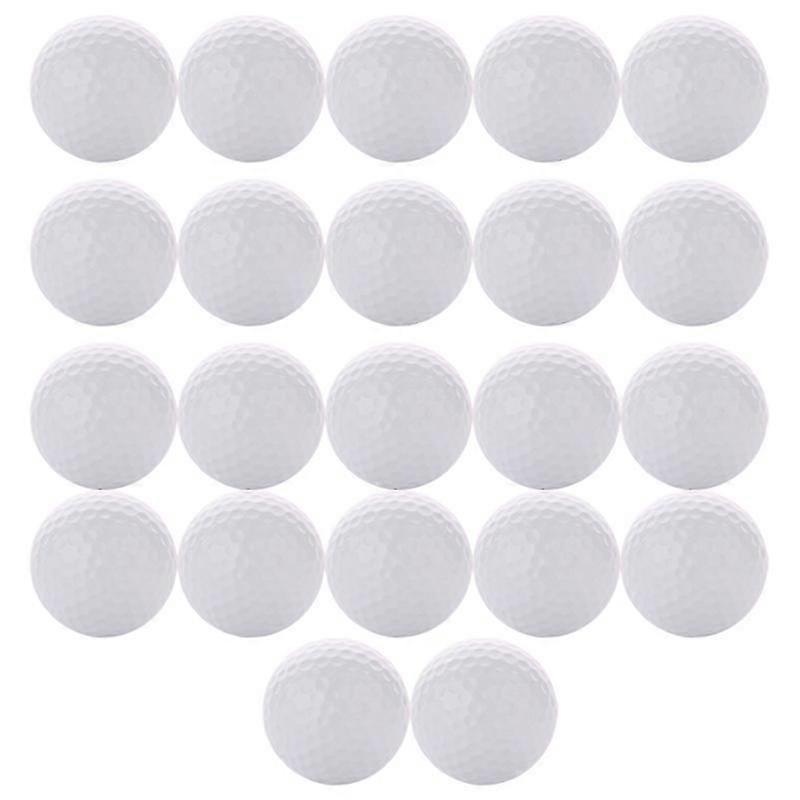 22pcs ball hollow ball non-porous ball swing training aids indoor double layer practice balls for indoor (white)