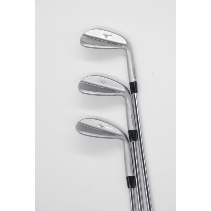 Mizuno T24 Soft White Satin 48, 52, 58 Degree Wedge Set S Flex