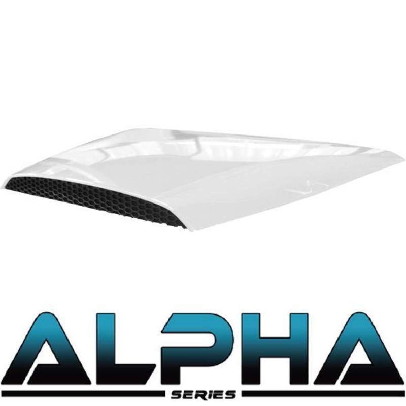 White Hood Scoop for ALPHA Body Kits PN# 05-044