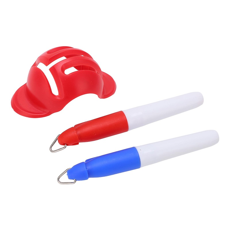 Golf Ball Line Marker Marker Stencil Golf Ball Triple Track 3 Line Marker for AlignmentRed