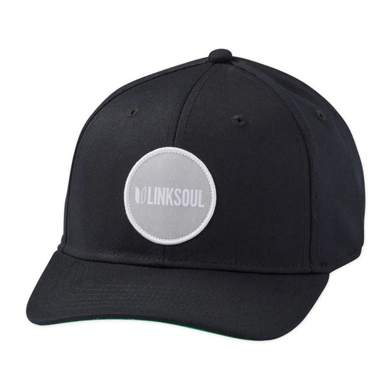 Linksoul Grey Patch Golf Hat|Black|Navy|Green|Red|S/M|L/XL
