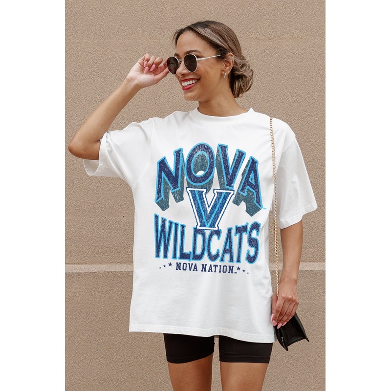 VILLANOVA WILDCATS Shakedown Oversized Crewneck Tee