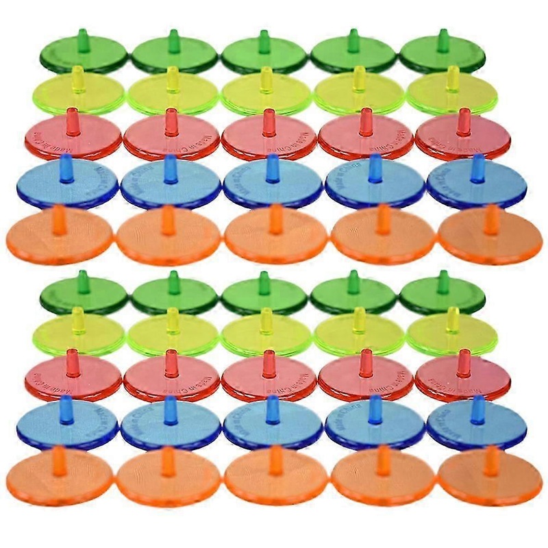 50pcs Golfs Position Markers Ball Positioning Markers Professional Golf Ball Marking Round Markersl