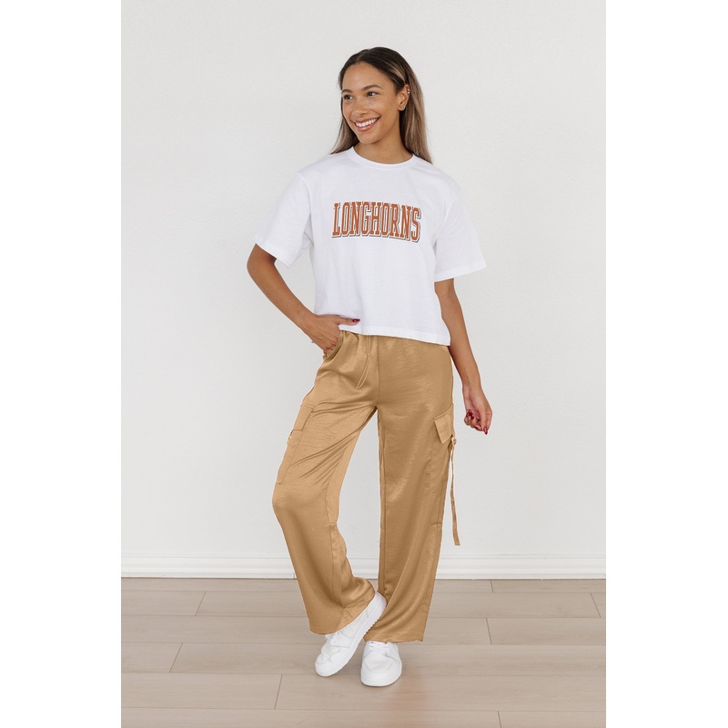 TEXAS LONGHORNS All-Star Appeal Cropped Tee By Madi Prewett Troutt