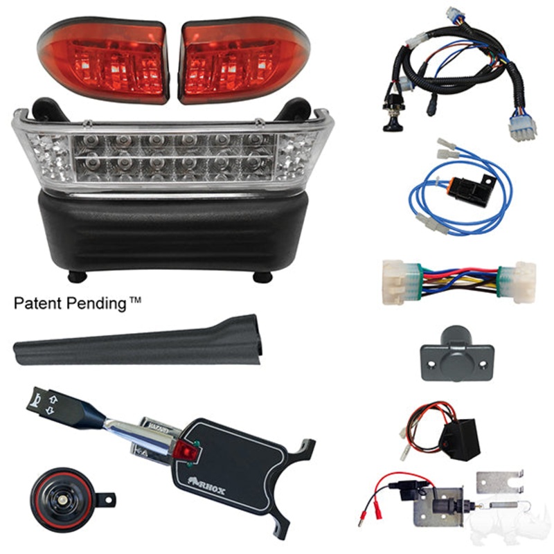 BYO LED Light Bar Kit, Club Car Precedent, Gas & Electric 04-08.5, 12-48v, (Standard, Linkage) PN# LGT-306LT2B4