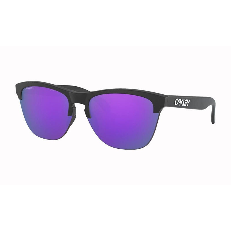 Oakley Frogskins Lite Sunglasses – Matte Black/Prizm Violet
