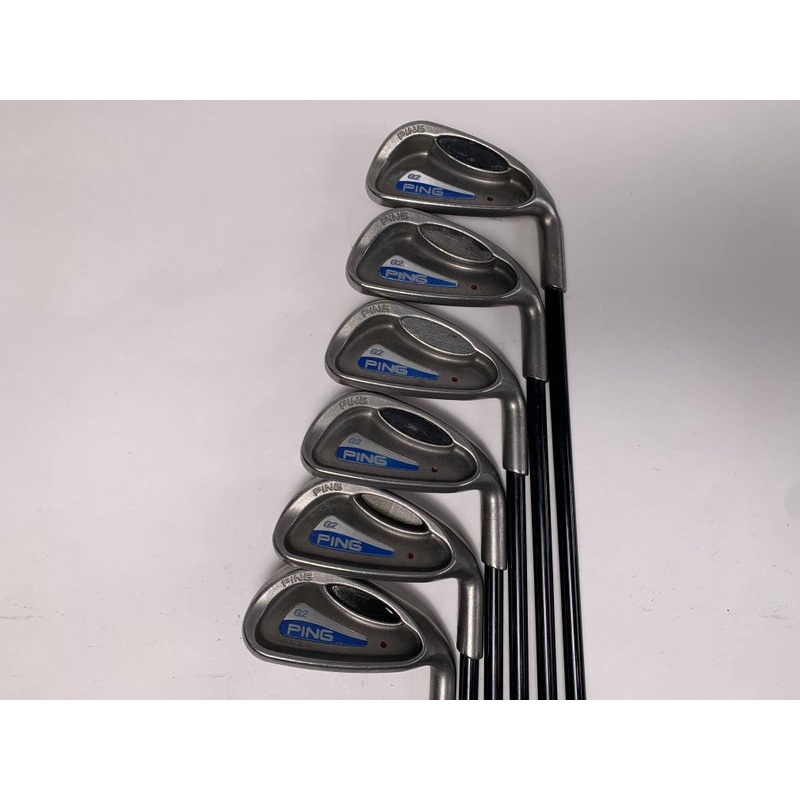 Ping G2 Iron Set 5-PW Red Dot 1* Flat Fujikura Vista Pro 70 Regular Mens RH +2